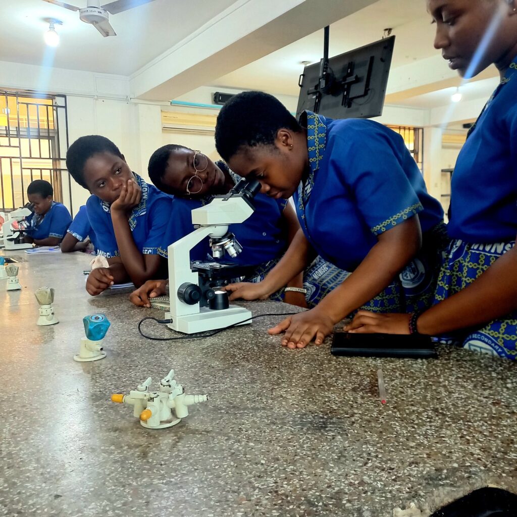 Close-up of a microphone on a stand